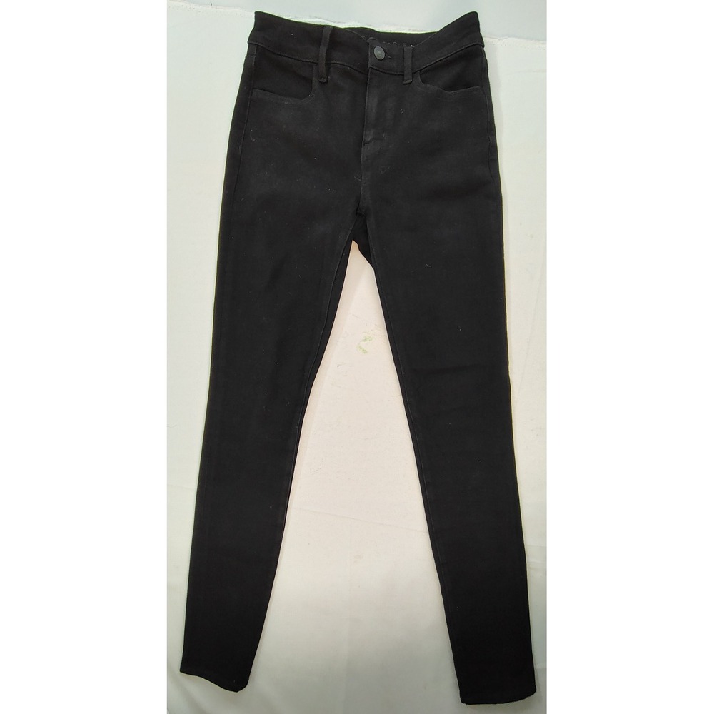 American Eagle Dream Strtch Skinny Jeans Womens Blck High Rise Denim Pants 2 Reg